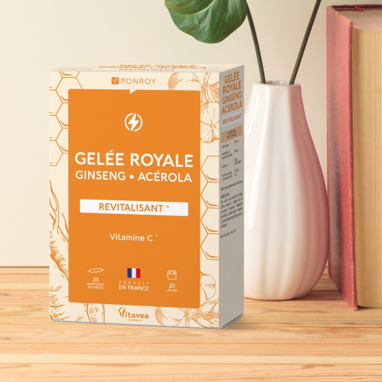 Ampoules de Gelée royale - Ginseng - Acérola